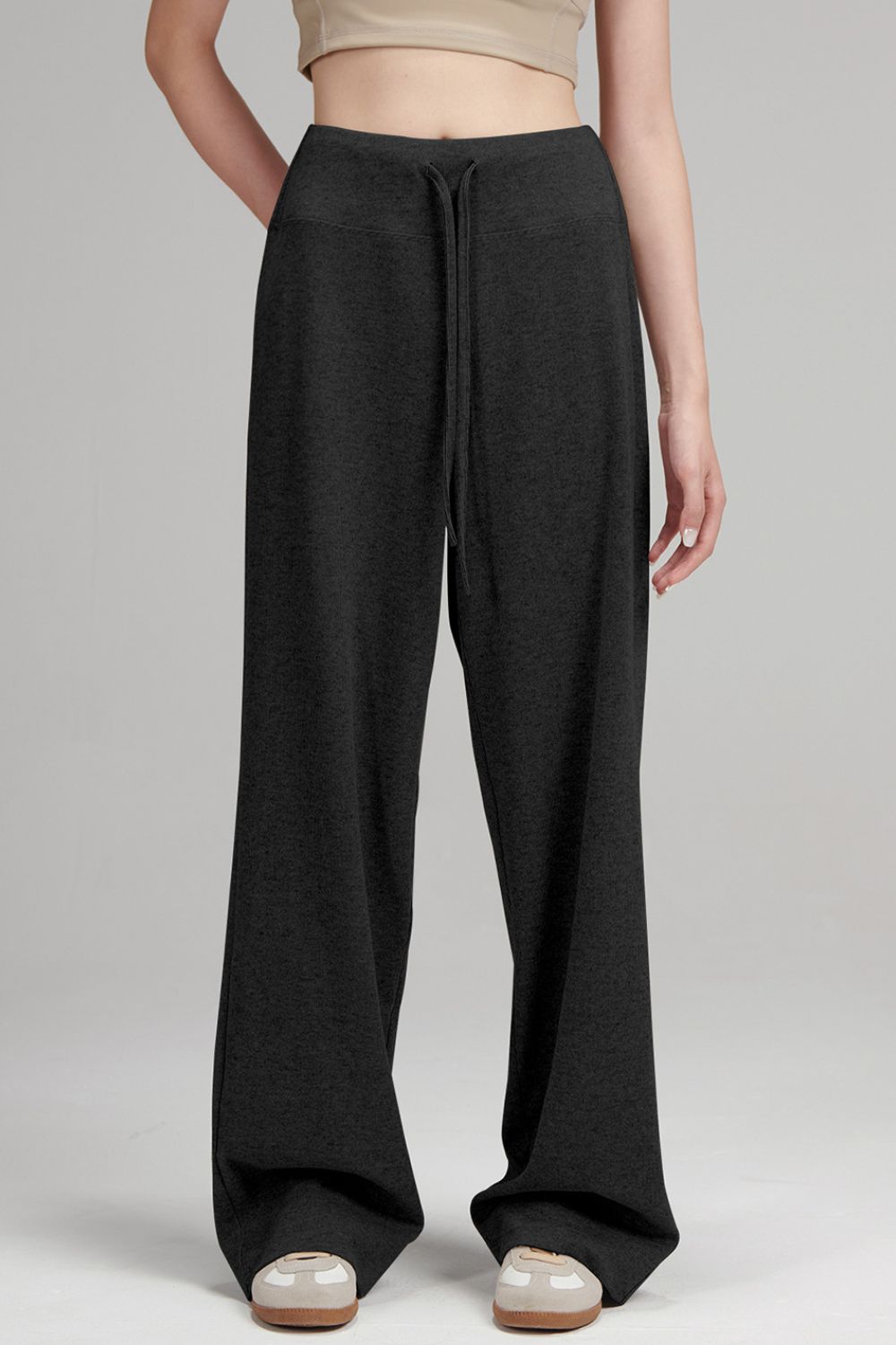 LIZAKOSHT  -  Basic Bae Drawstring Wide Leg Pants