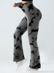 LIZAKOSHT  -  Tie-Dye High Waist Active Leggings