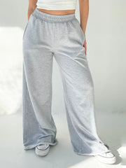 LIZAKOSHT  -  Elastic Waist Wide Leg Pants