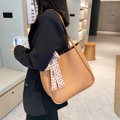 LIZAKOSHT  -  New Fashionable Message Women Shoulder Bags PU Leather Soft Surface Casual Cute High Capacity Simple Multi-function Leisure