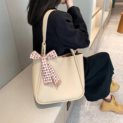 LIZAKOSHT  -  New Fashionable Message Women Shoulder Bags PU Leather Soft Surface Casual Cute High Capacity Simple Multi-function Leisure