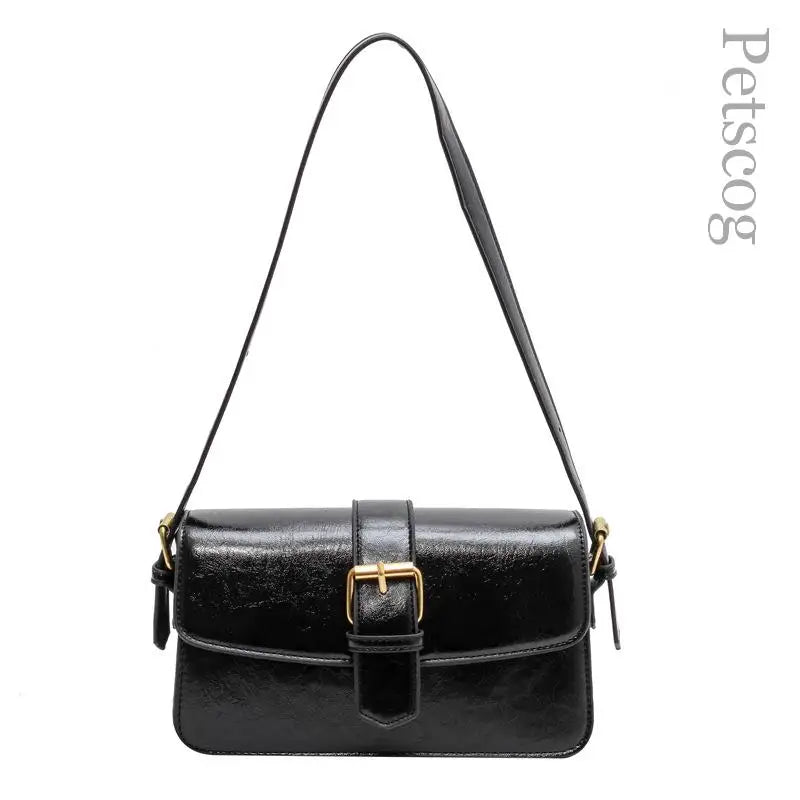 LIZAKOSHT  -  Retro Small Bag New Trendy Fashion Shoulder Underarm Bag Female Bag Autumn And Winter Vintage Messenger Small Square Bags