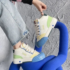 LIZAKOSHT  -  Mix Colours Platform Sports Shoes Woman Autumn Fashion Niche High-top Women Sport Sneaker Casual Versatile Shoes