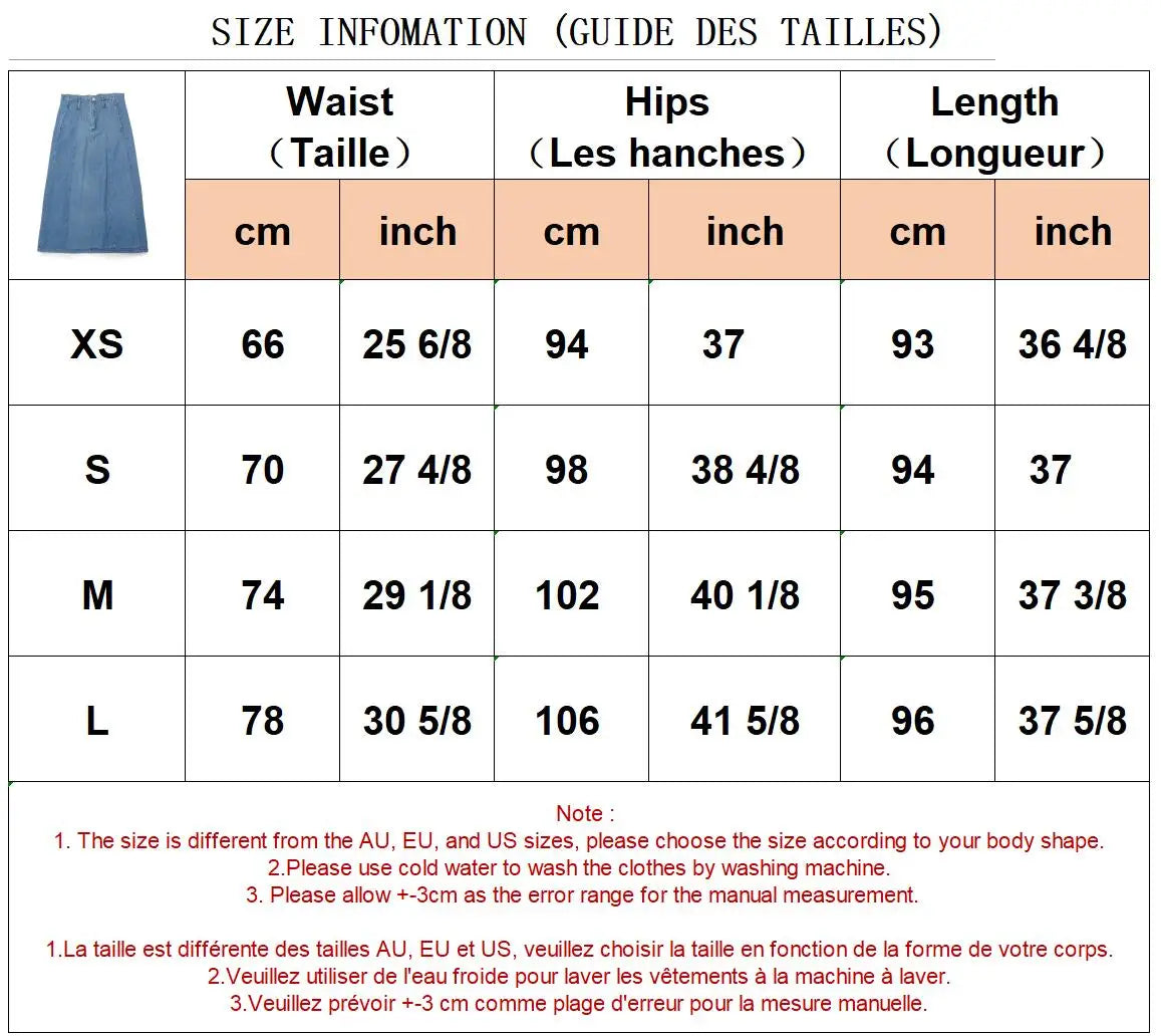 LIZAKOSHT Fashion Denim 2 Piece Sets For Women Stand Collar Long Sleeve Shirt With A-line Midi Skirt Outfits 2024 Spring Simple Casual Set