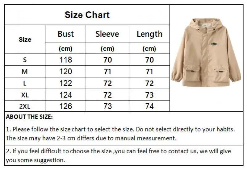 LIZAKOSHT  -  Oversized Hooded Bomber Jacket Women Vintage Japanese Windbreaker Coat Female Autumn Harajuku Casual Loose Long Sleeve Outerwear