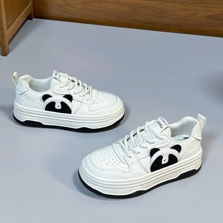 LIZAKOSHT  -  Kawaii Bear Womens Sports Shoes Fashion Autumn Korean Style Platform Shoes Casual Versatile Design Platform Sneakers