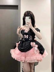 LIZAKOSHT  -  Rose Lolita Dress Flower Wedding Elegant Fishbone Escape Heavy Industry Fluffy Tail Birthday