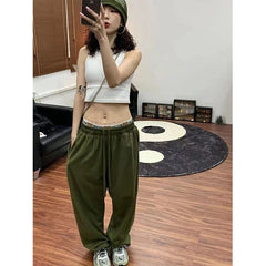 LIZAKOSHT  -  Oversized Sweatpants Women Streetwear High Waist Wide Leg Pants Harajuku Black Baggy Joggers Korean Casual Sports Trousers