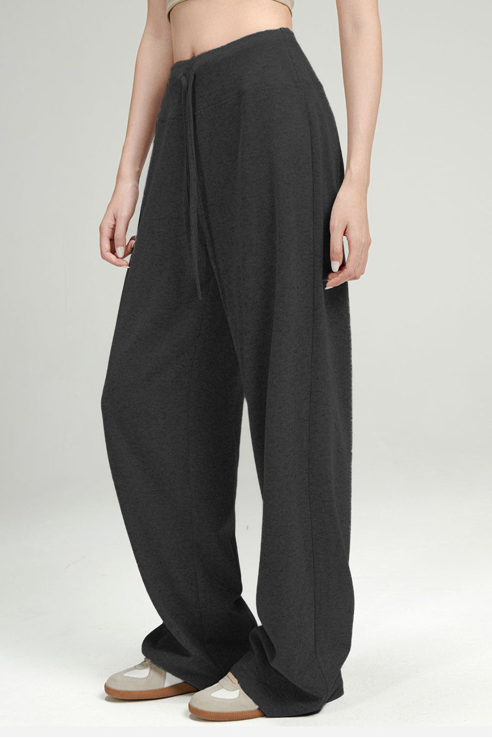 LIZAKOSHT  -  Basic Bae Drawstring Wide Leg Pants