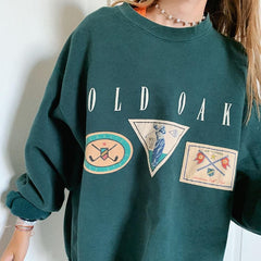 New Arrivals Vintage Letter Print Women Loose Hoodies All-match Long Sleeve Autumn Cotton Sweatshirt Casual Hoodies Streetwear