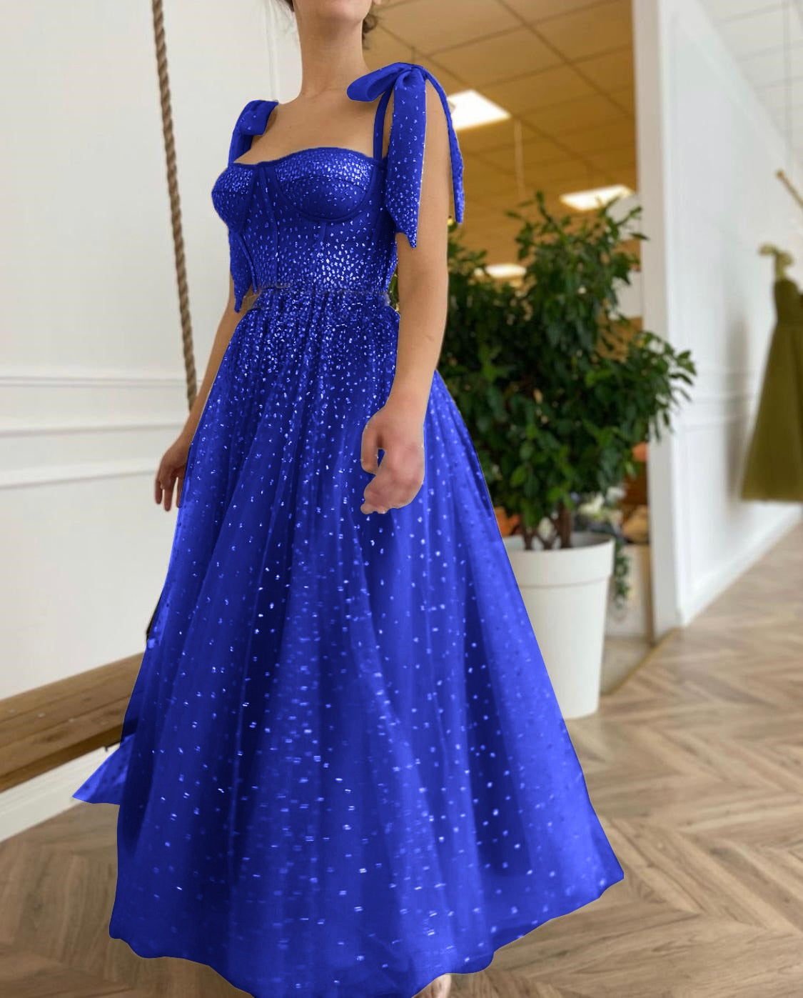 Autumn Fashion Promdress New Arrival Sequins Celebrity Dresses Ladies Spaghetti Strap Ball Gown Prom Party Vestidos Evening Robes