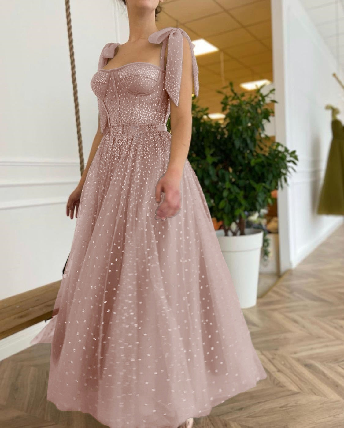 Autumn Fashion Promdress New Arrival Sequins Celebrity Dresses Ladies Spaghetti Strap Ball Gown Prom Party Vestidos Evening Robes