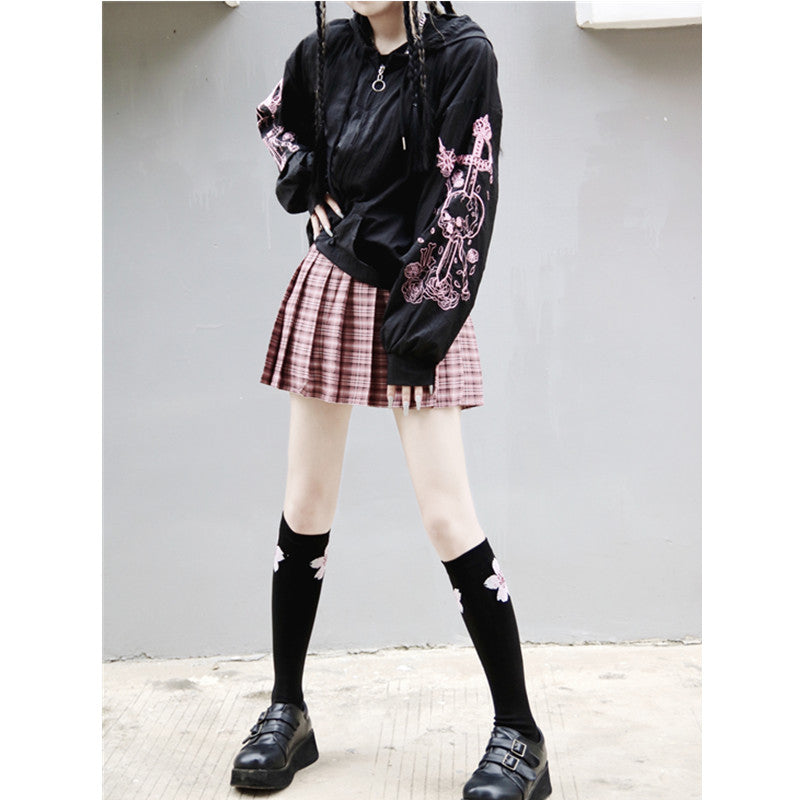 New arrival Hot Sale Autumn Winter Women Japanese Harajuku Preppy Style embroidered loose Baseball Long Sleeve Fashion Coat