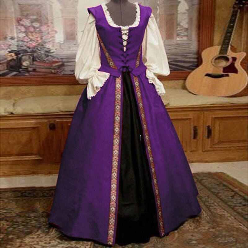 Lizakosht Chemise Cardigan Women Renaissance Queen Costume Irish Festival Medieval Dress Halloween Outfit For Adult Plus Size