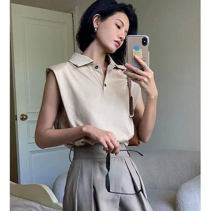 Khaki Wide Leg Women's Pantsuit Baggy Classic Pants Vintage Palazzo Office Elegant Casual Trouser Female Work High Waist Pants