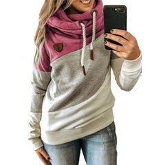 5XL Leopard Patchwork Hooded Sweatshirt Women Autumn Winter Long Sleeve Hoodies tops Female Drawstring pullovers Harajuku