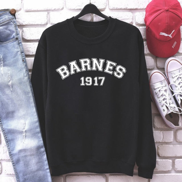 Barnes 1917 Sweatshirt Cool Superhero Bucky Barnes Sweatshirts Tv Show WS Inpired Sebastian Stan Hoodies