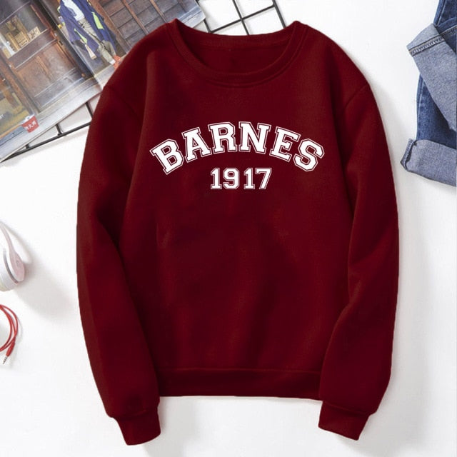 Barnes 1917 Sweatshirt Cool Superhero Bucky Barnes Sweatshirts Tv Show WS Inpired Sebastian Stan Hoodies