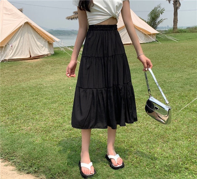 Spring summer autumn new women fashion casual sexy Skirt woman female OL  skirts Fq20050412